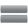 Voir la diapositive 5 : VIDAXL Ensemble de canapes 2 pcs coussins gris clair tissu