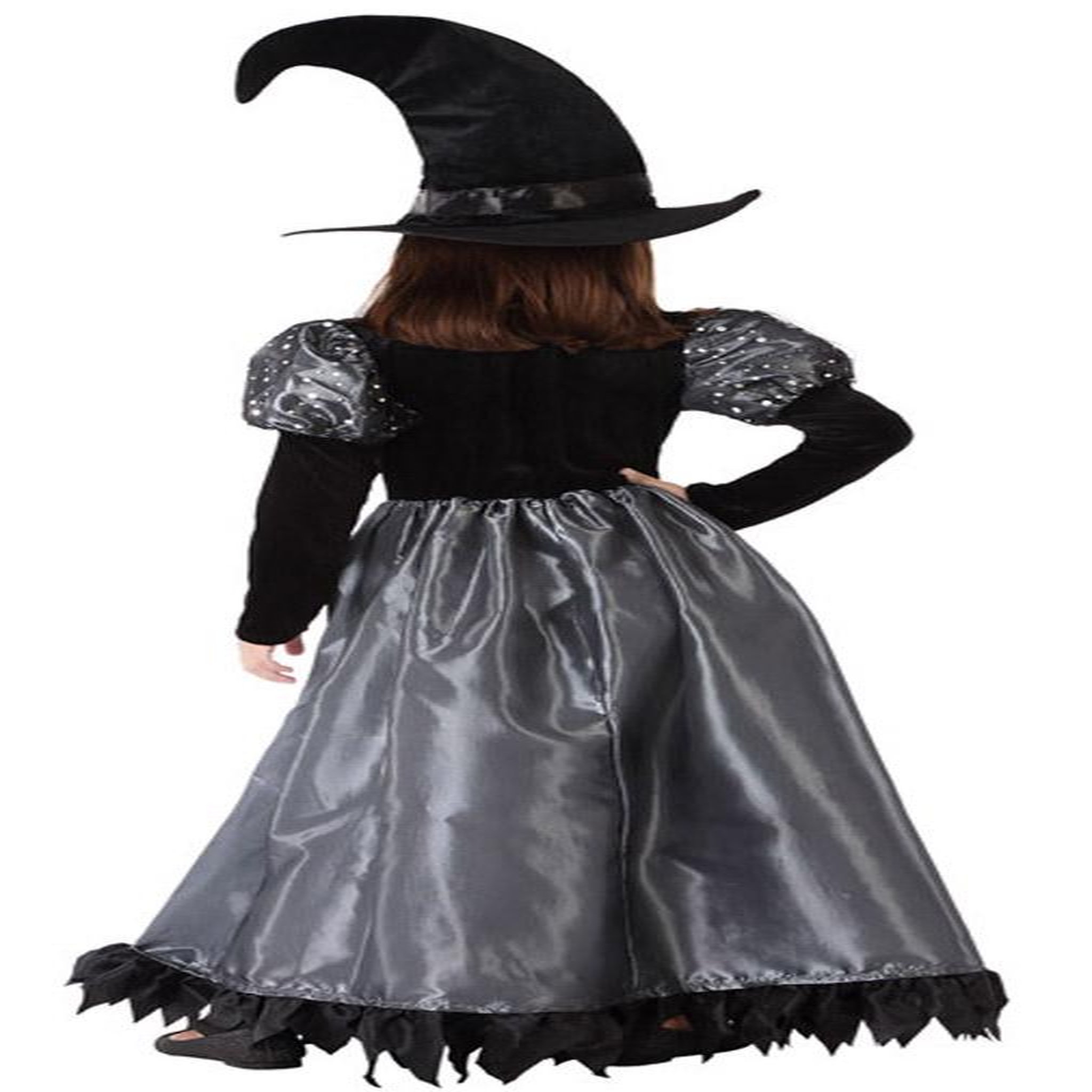 Voir la diapositive 3 : ATOSA Déguisement Sorcière - Fille - 5/6 ans (110 à 116 cm)