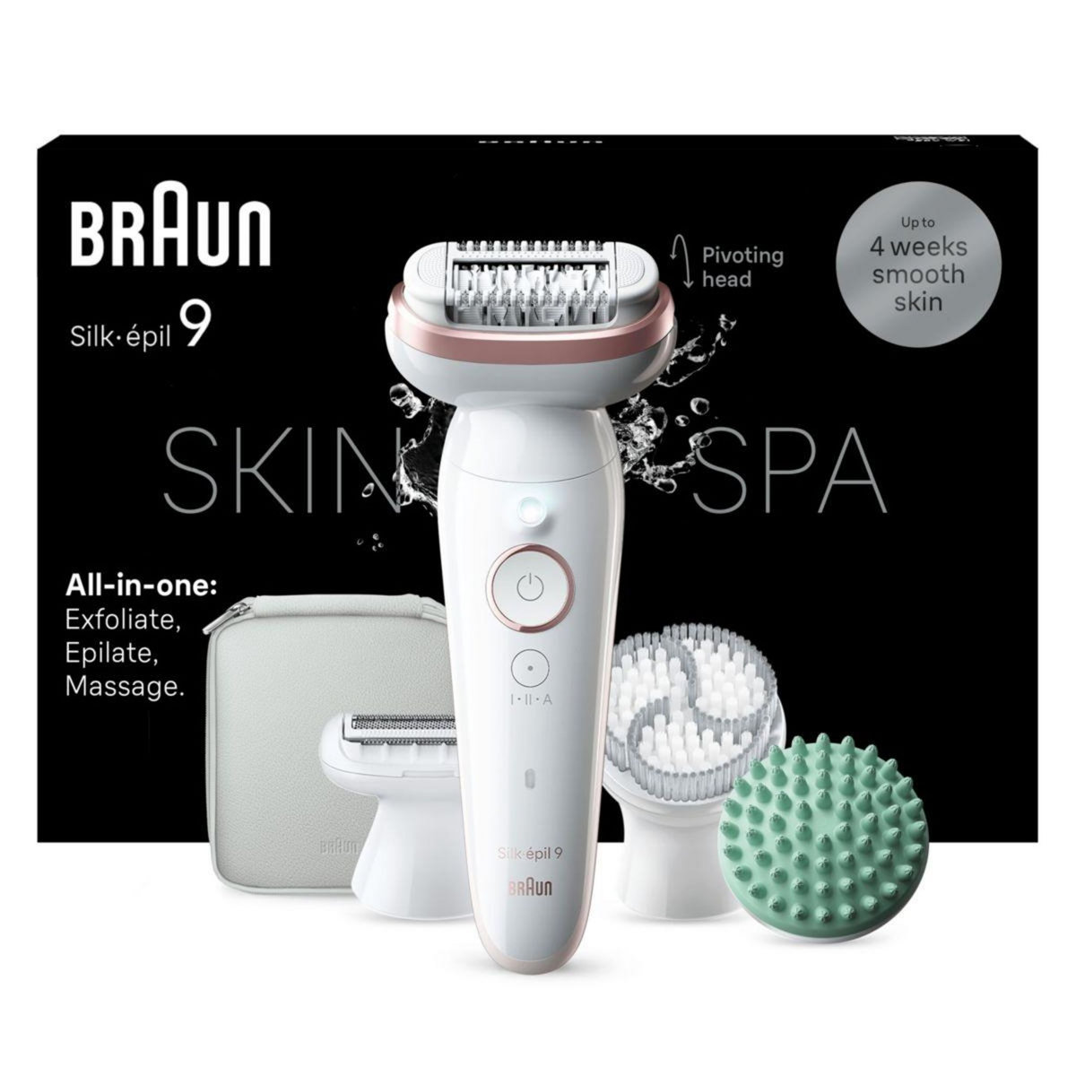 BRAUN Epilateur électrique Silk-epil 9-080