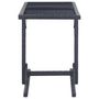 Voir la diapositive 3 : VIDAXL Table de jardin Noir 110x53x72 cm Verre et resine tressee