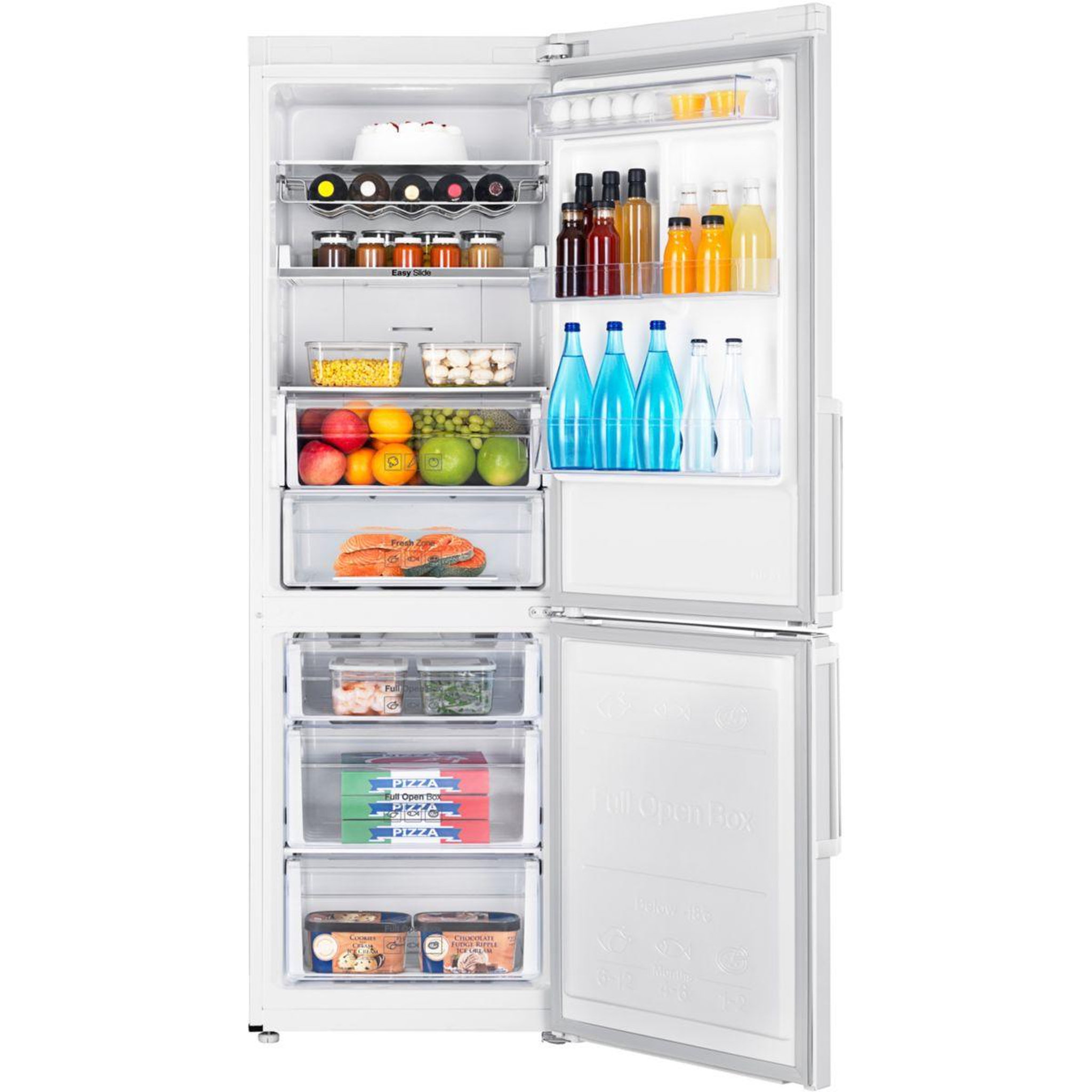 Voir la diapositive 4 : Samsung Réfrigérateur combiné RB34J3515WW/RB33J3515WW