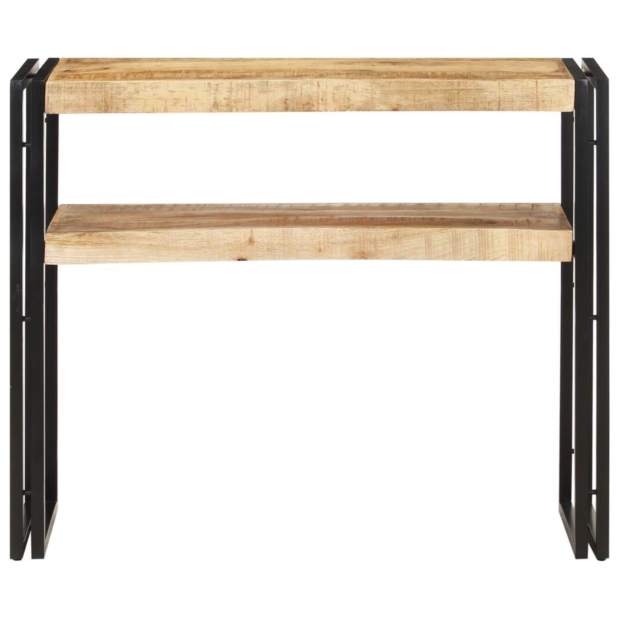 Voir la diapositive 2 : VIDAXL Table console 90x30x75 cm Bois de manguier brut