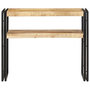 Voir la diapositive 2 : VIDAXL Table console 90x30x75 cm Bois de manguier brut