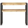 Voir la diapositive 2 : VIDAXL Table console 90x30x75 cm Bois de manguier brut