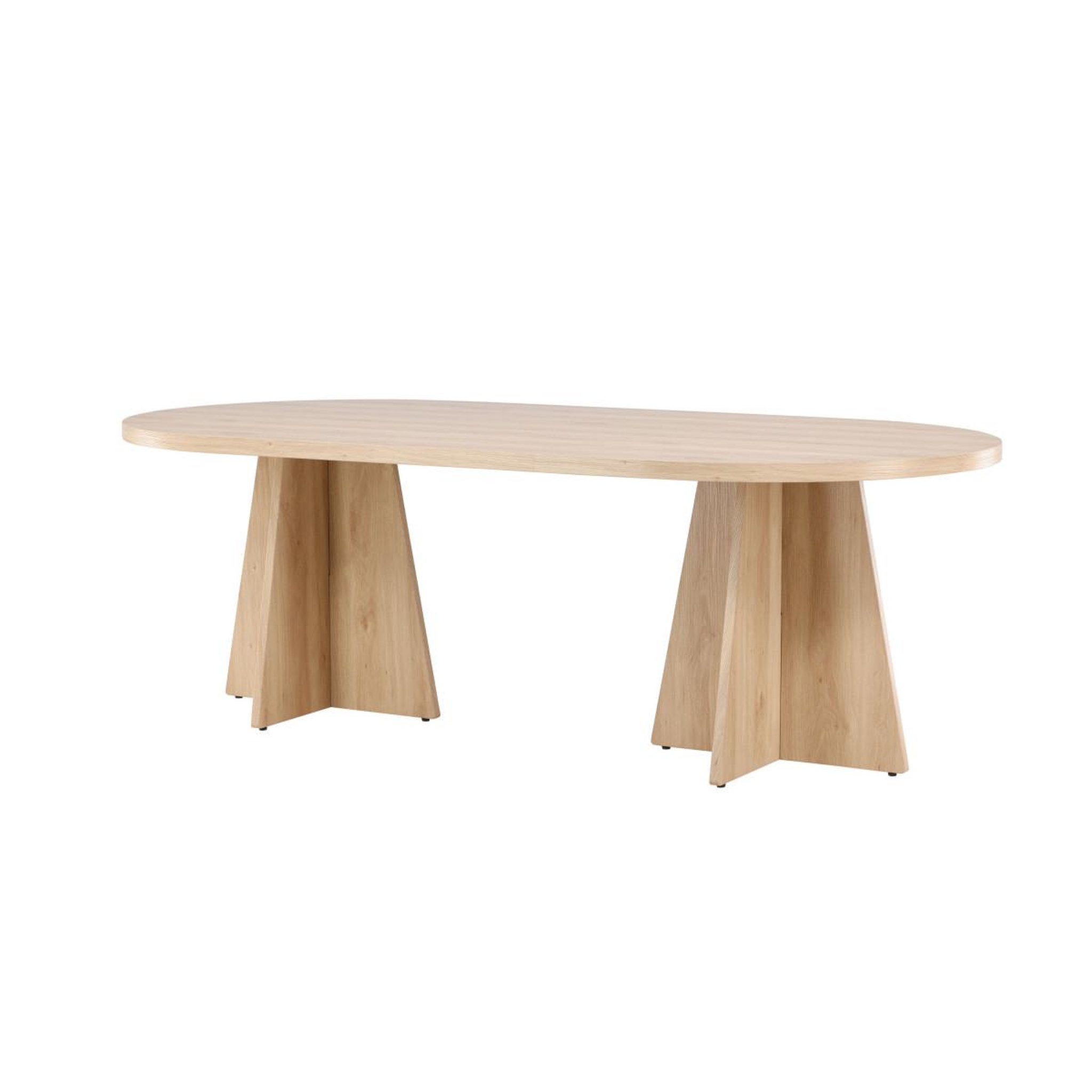 Voir la diapositive 6 : Paris Prix Table à manger design  bootcut  230cm naturel
