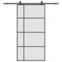Voir la diapositive 2 : VIDAXL Porte coulissante kit de quincaillerie noir 102,5x205 cm