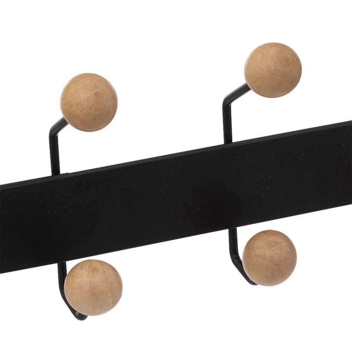 ATMOSPHERA Patère boule bois 10 têtes pour porte