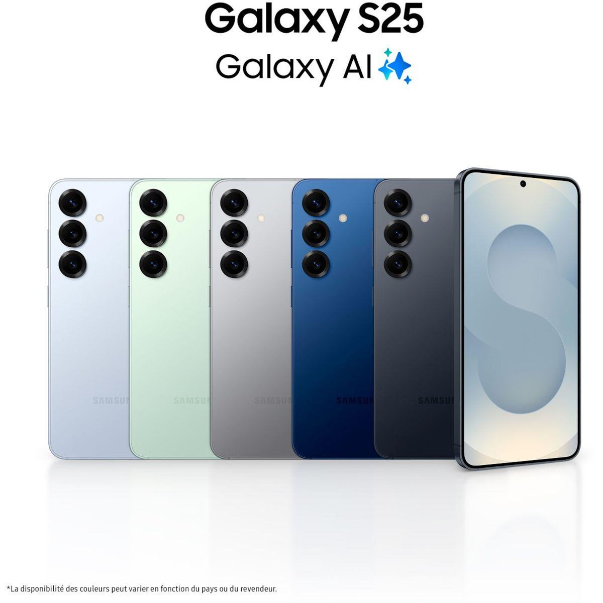 Samsung Smartphone Galaxy S25 128Go Noir Absolu