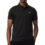 Lacoste Polo de tennis Noir Homme Lacoste Ultra Dry. Coloris disponibles : Noir