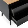 Voir la diapositive 5 : VS VENTA-STOCK Table de chevet Desi 2 tiroirs couleur Noir