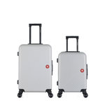 SWISS KOPPER SWISS KOPPER - LOT DE 2 - Valises weekend et cabine SPIEZ. Coloris disponibles : Gris, Rose, Bleu