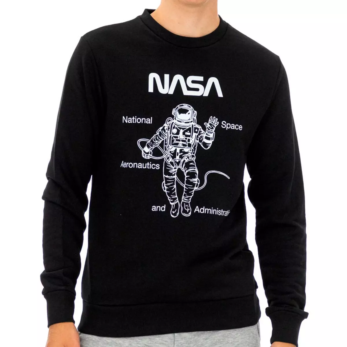 NASA Sweat Noir Homme Nasa 64S