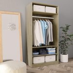 VIDAXL Garde-robe Chene sonoma 100x50x200 cm Bois d'ingenierie
