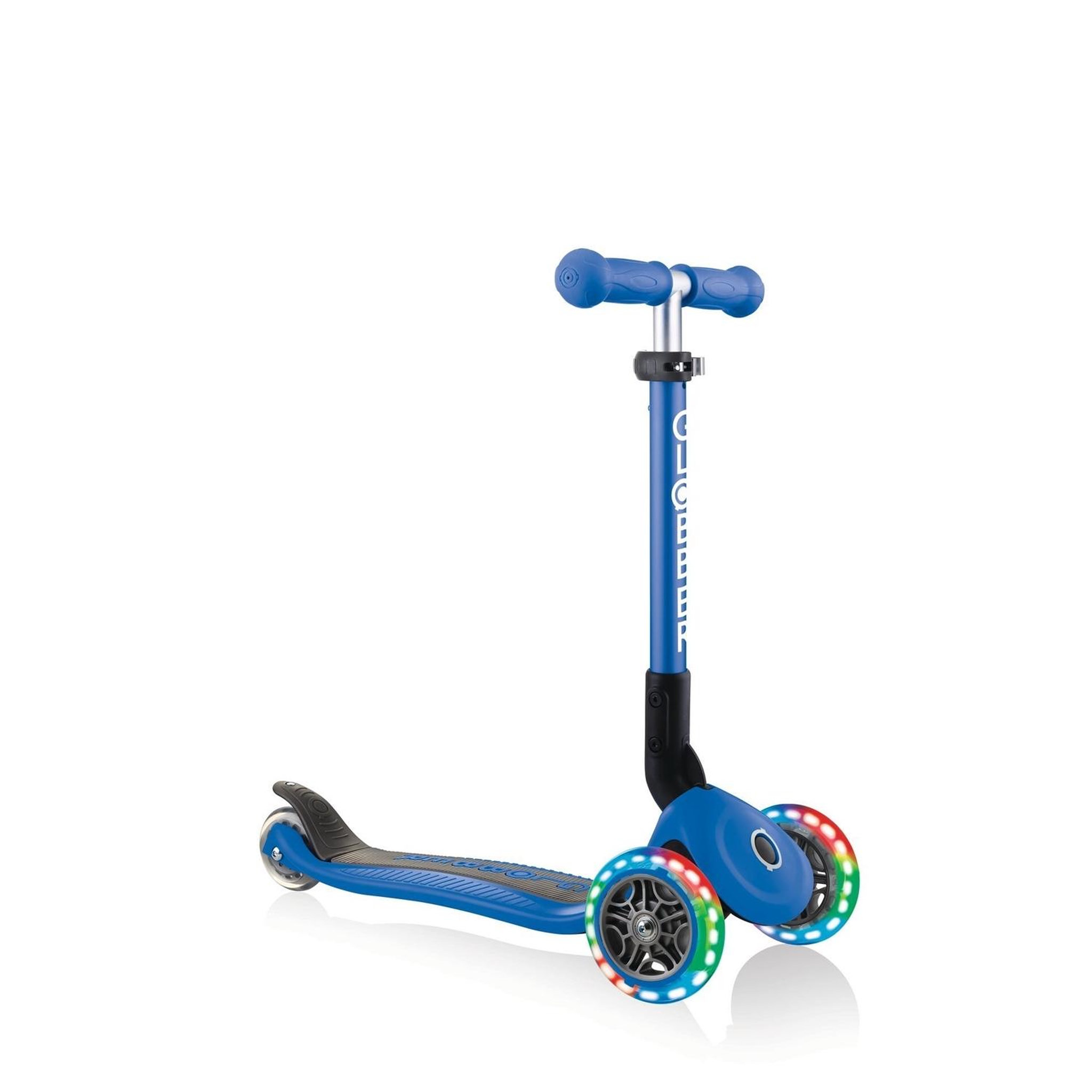 Voir la diapositive 3 : AUTHENTIC SPORTS Globber Junior Pliable avec lumières bleu