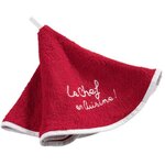 Paris Prix Essuie-Main Rond  Cuistot  60cm Rouge