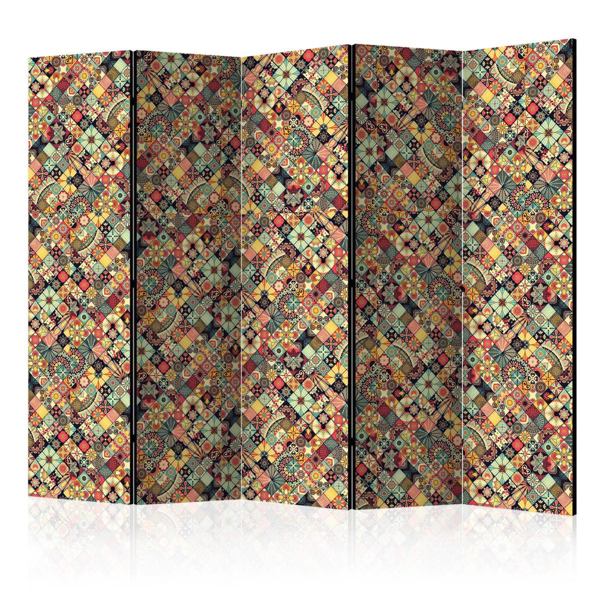 Paris Prix Paravent 5 volets  rainbow mosaic  172x225cm