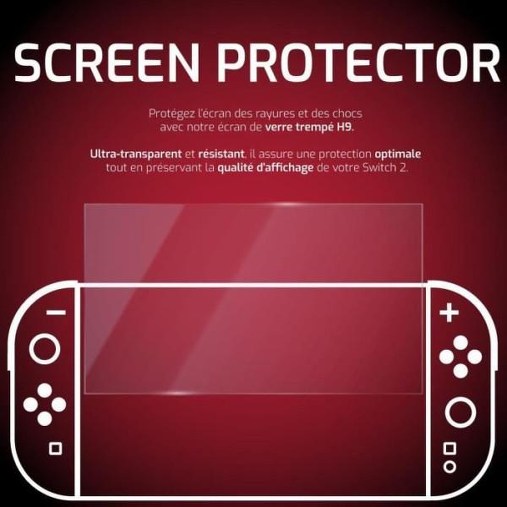 Voir la diapositive 2 : ONLAN Protection d'écran - ONLAN - Nintendo Switch 2 - Verre trempé H9