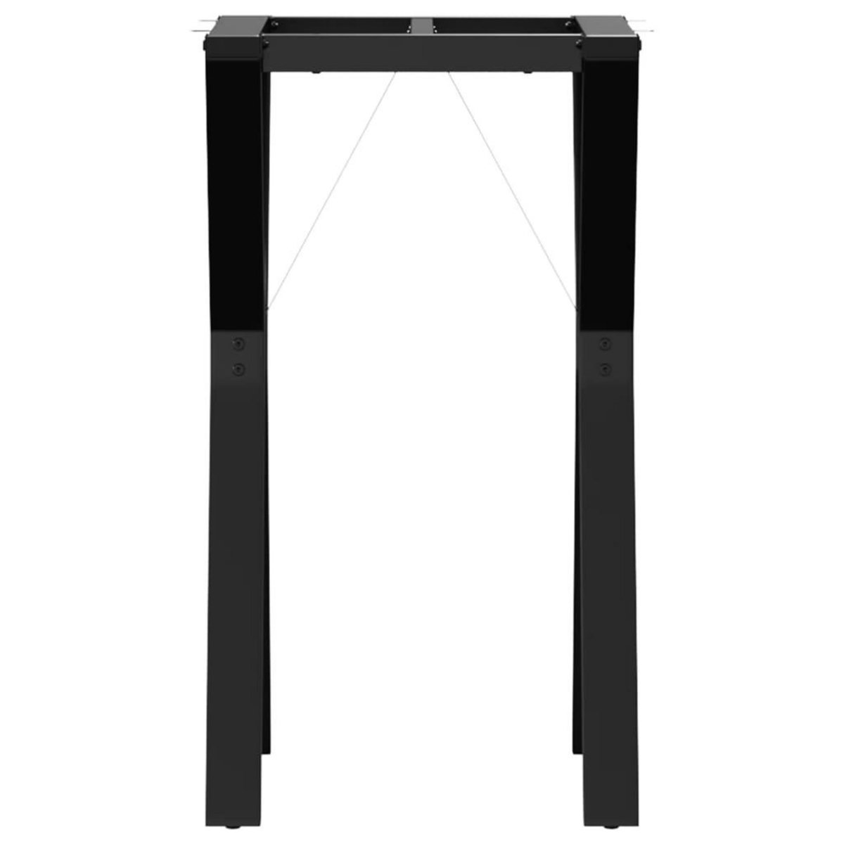 VIDAXL Pieds de table a manger cadre en Y 40x40x73 cm acier