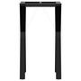 Voir la diapositive 4 : VIDAXL Pieds de table a manger cadre en Y 40x40x73 cm acier