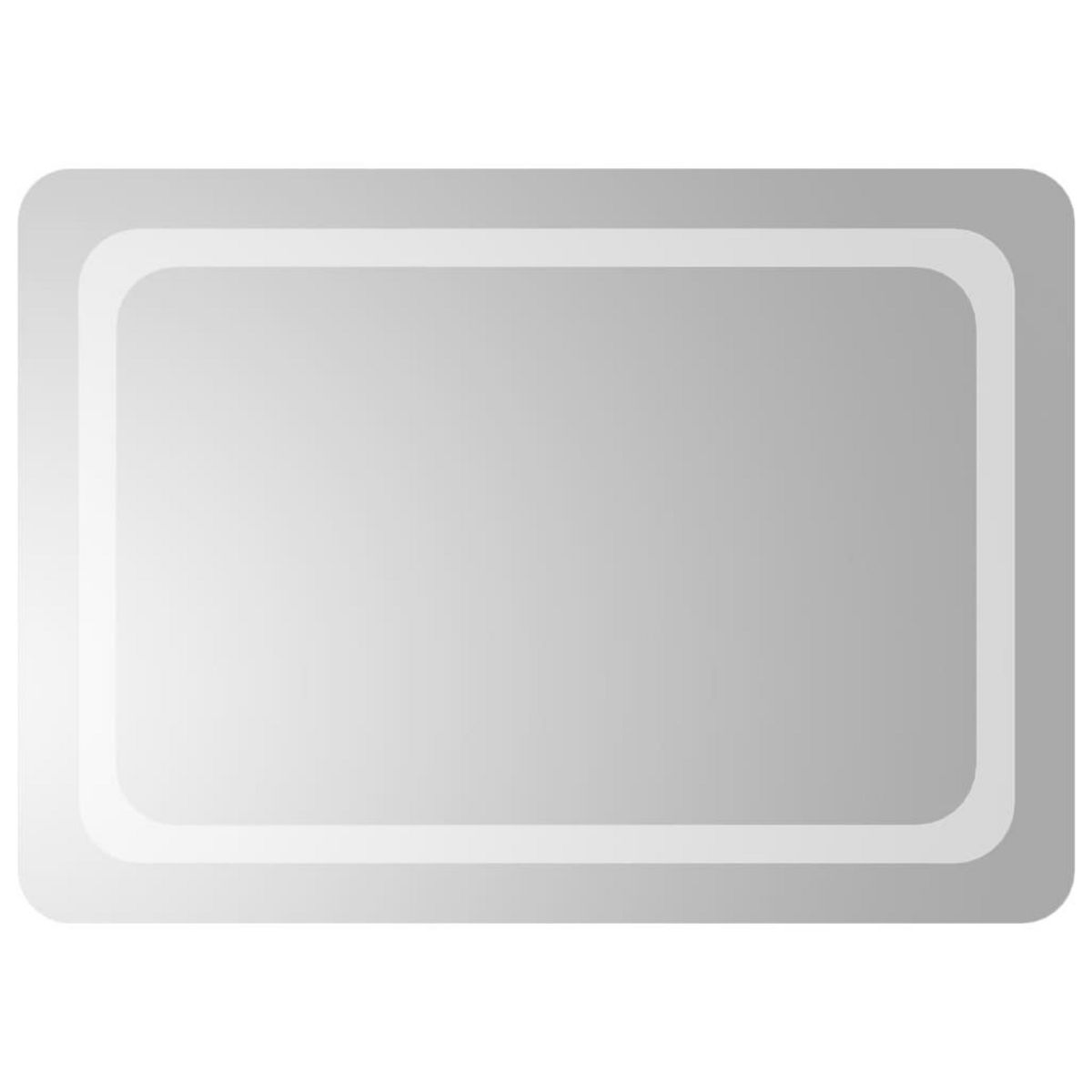 VIDAXL Miroir de salle de bain a LED 70x50 cm