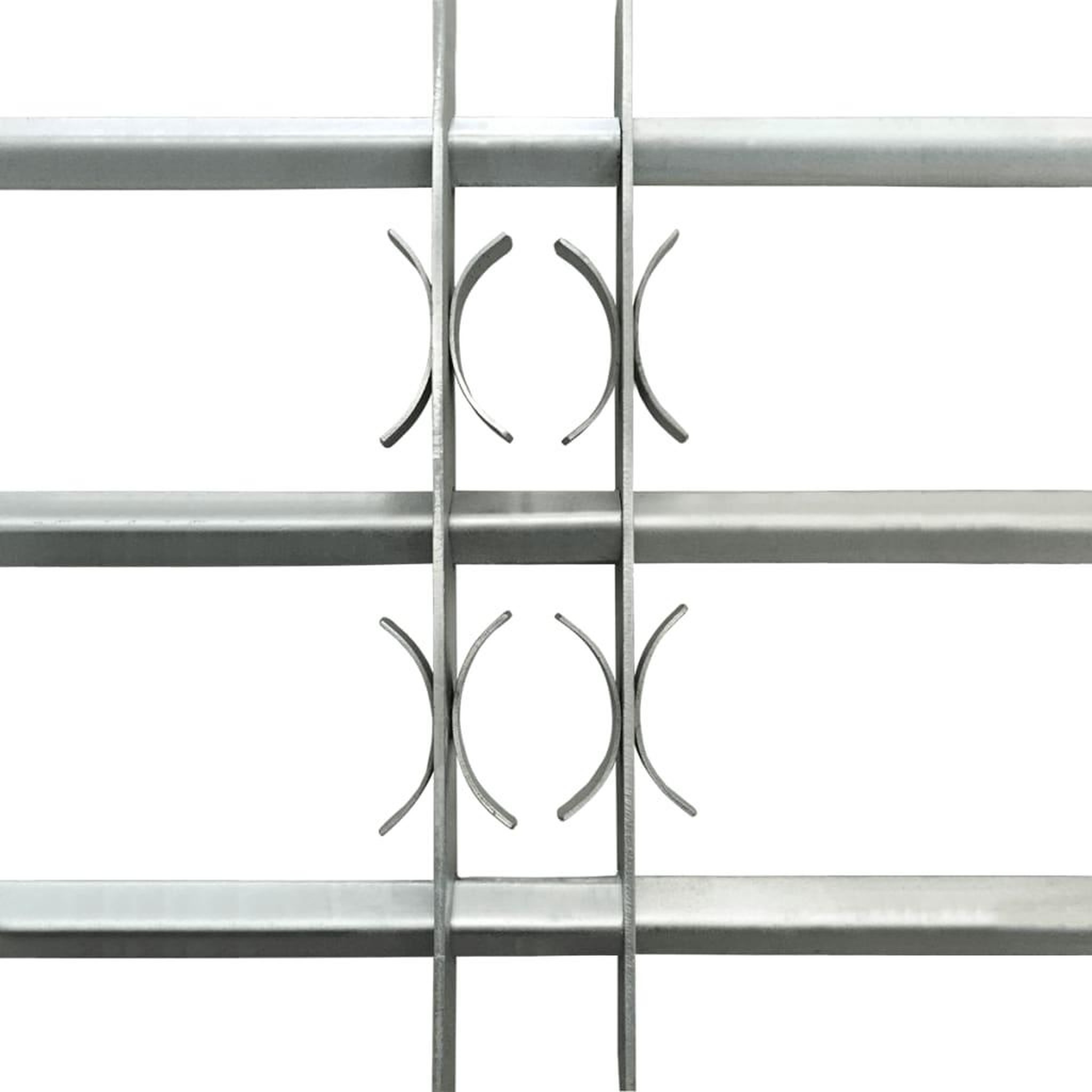 Voir la diapositive 3 : VIDAXL Grille reglable de securite de fenetres et 3 barres 500-650 mm