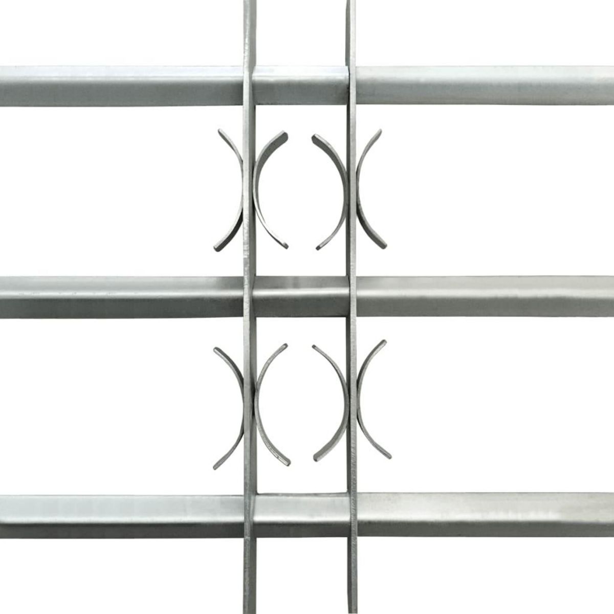 VIDAXL Grille reglable de securite de fenetres et 3 barres 500-650 mm