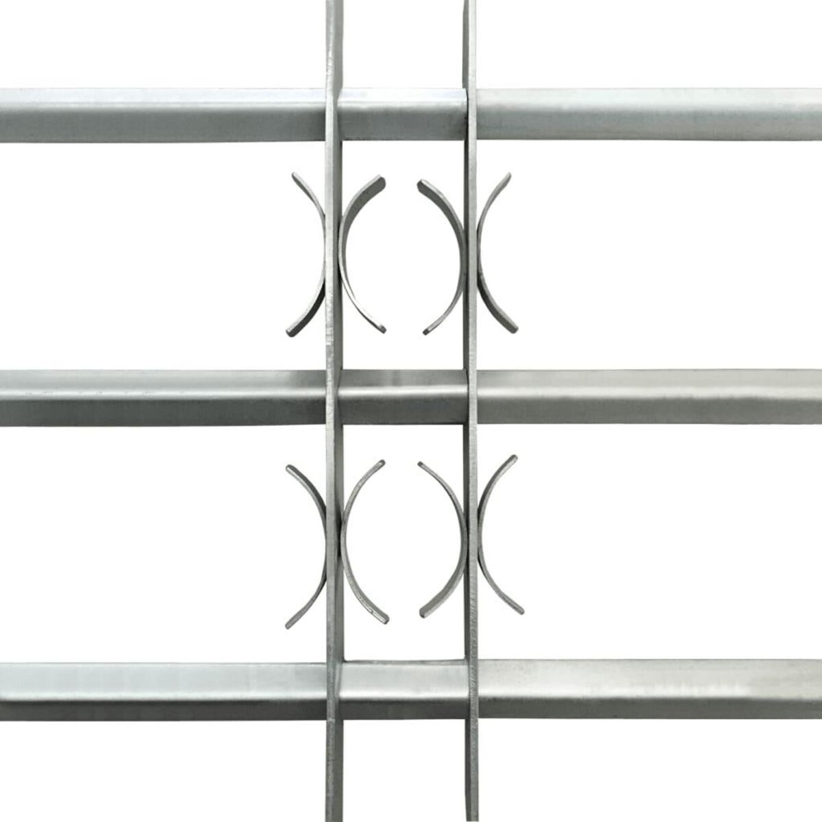 VIDAXL Grille reglable de securite de fenetres et 3 barres 500-650 mm