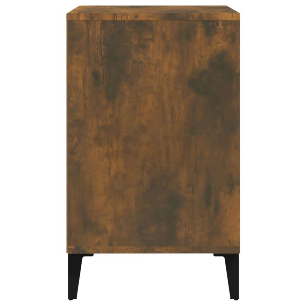 VIDAXL Armoire a chaussures Chene fume 102x36x60 cm Bois d'ingenierie