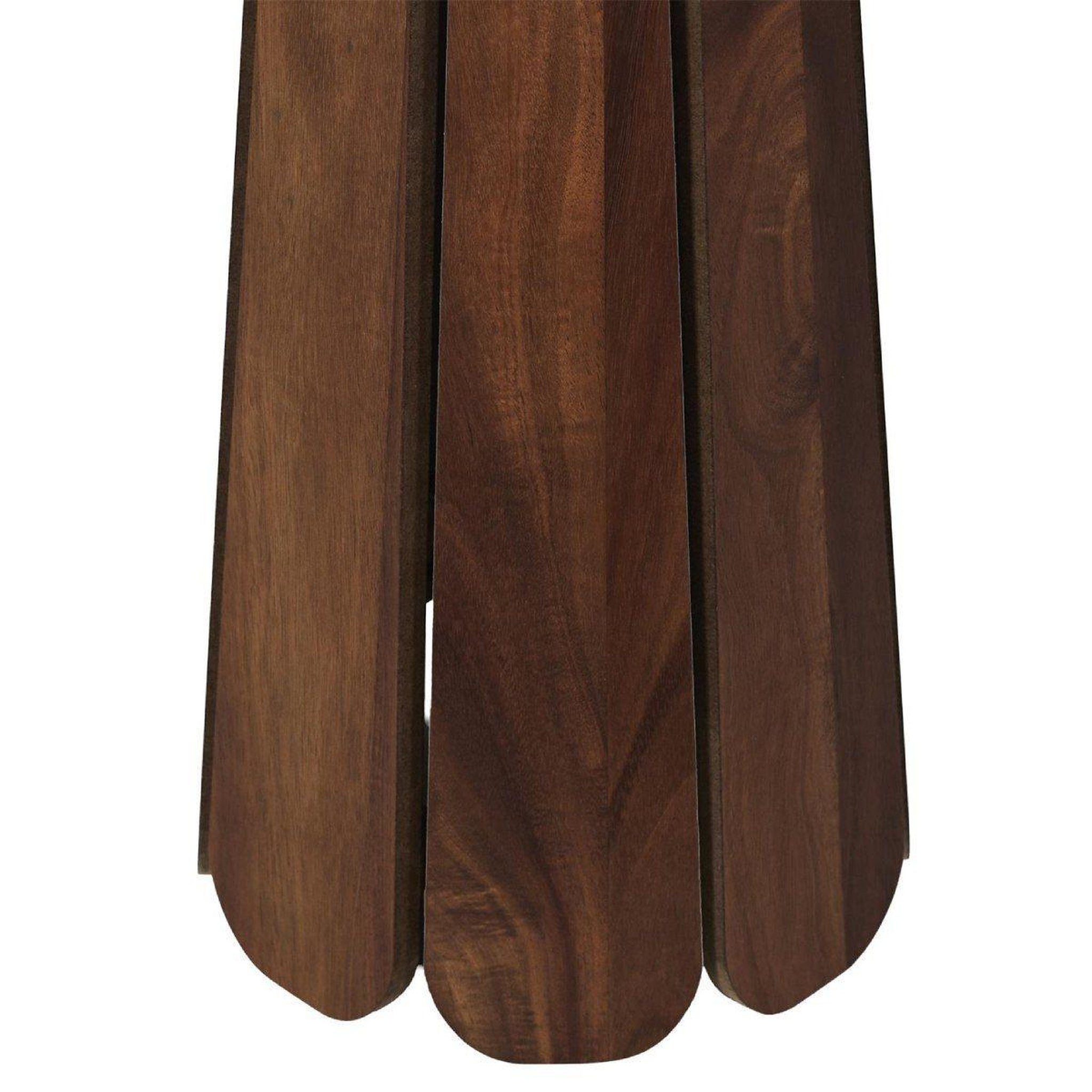 Voir la diapositive 2 : The Home Deco Factory Table d'Appoint Design  Will  55cm Marron