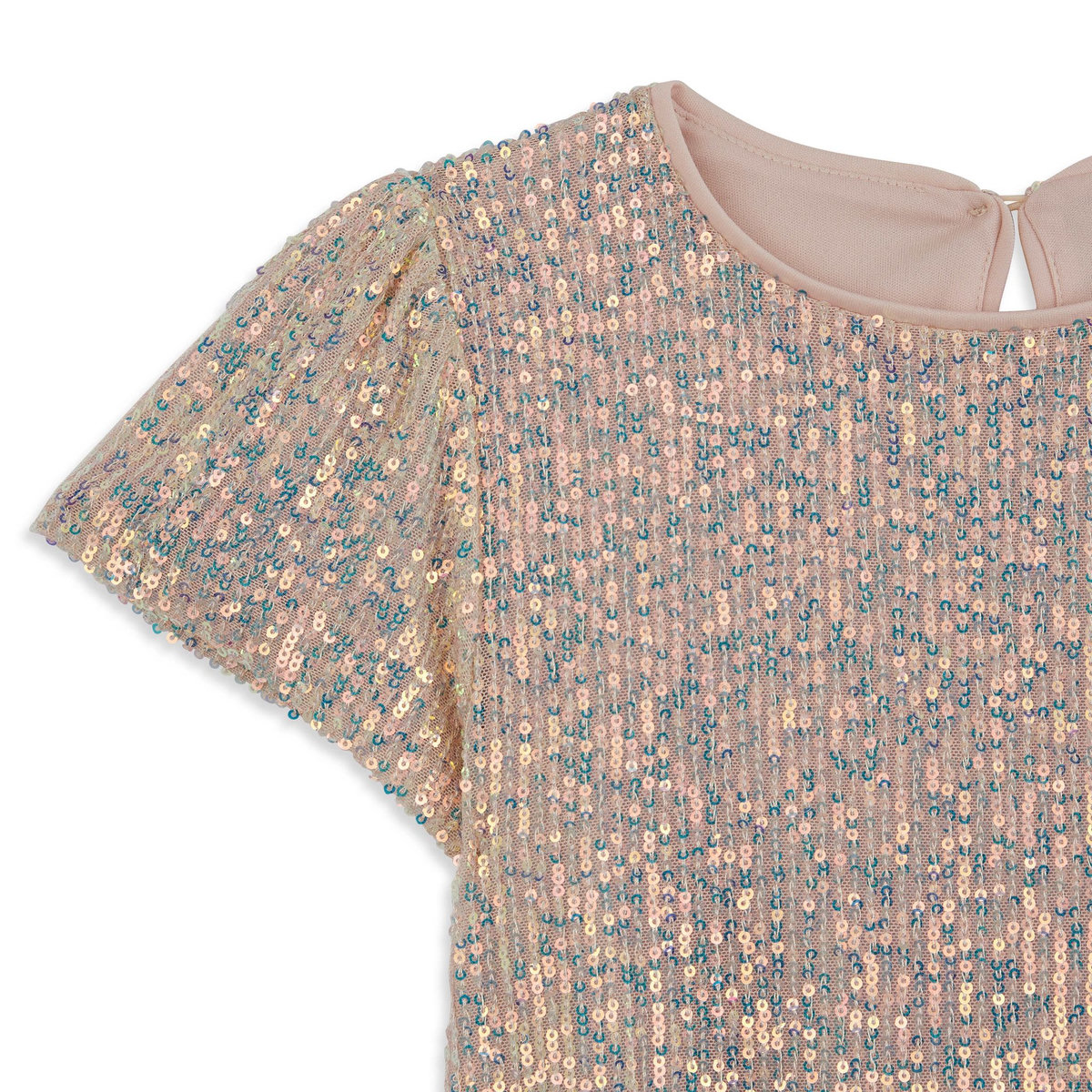 INEXTENSO Robe à sequins or pailletée fille