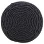 Voir la diapositive 2 : VIDAXL Pouf fait a la main en macrame Anthracite 45x30 cm Coton