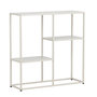 Voir la diapositive 1 : Paris Prix Étagère 3 Niveaux en Métal  Staal  80cm Beige