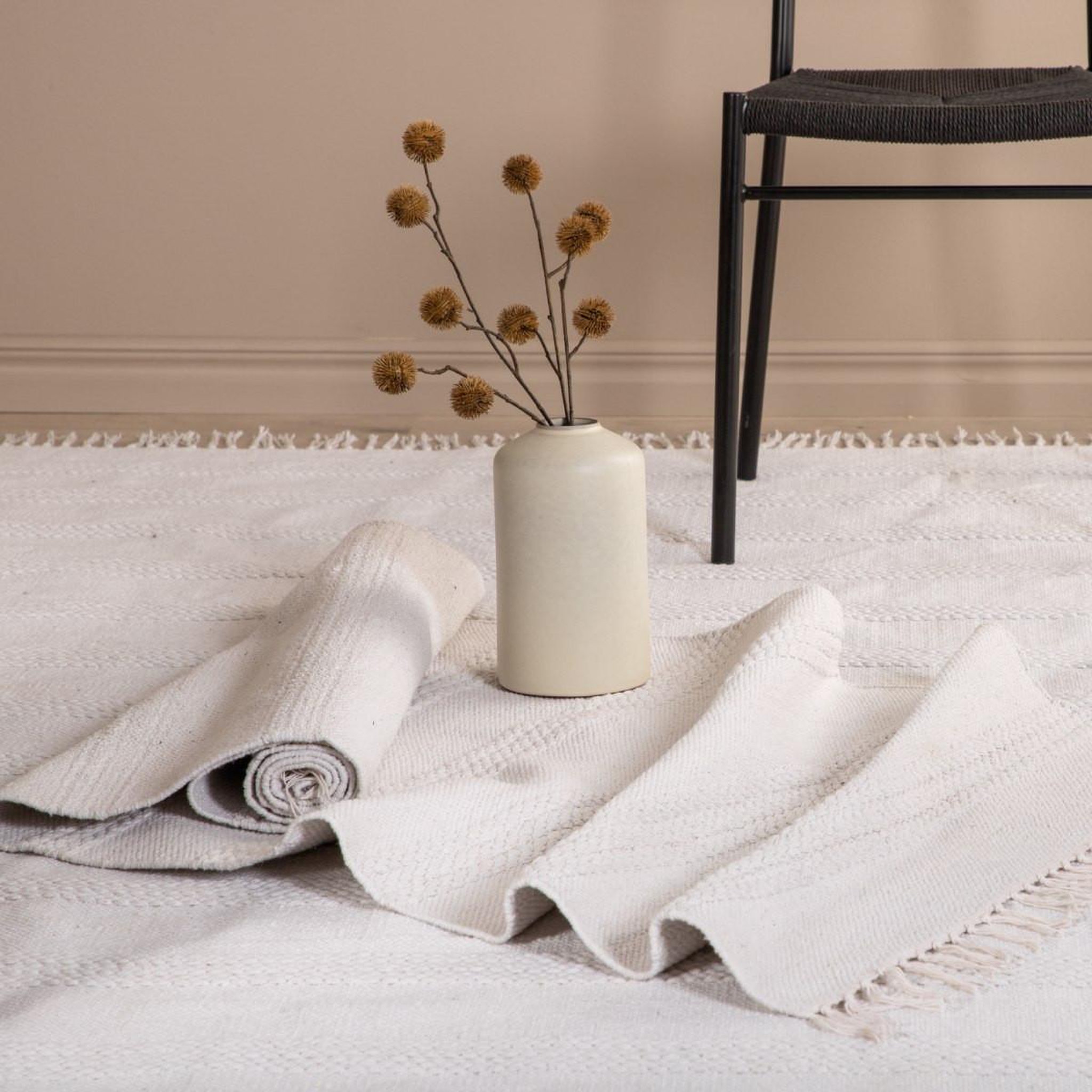 Voir la diapositive 4 : Paris Prix Tapis déco  nico  160x230cm blanc cassé
