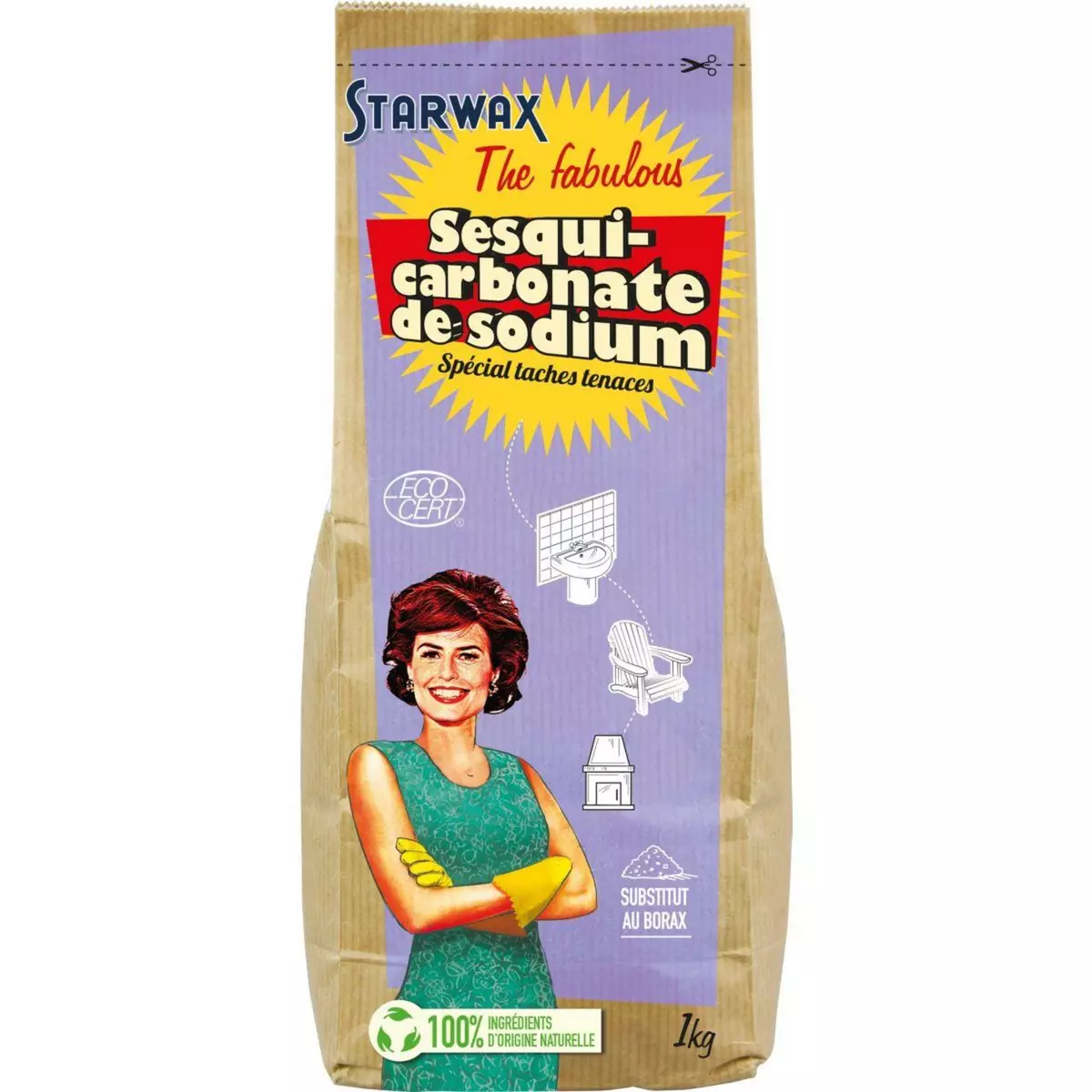 Starwax sac SESQUICARBONATE DE SODIUM 1 KG