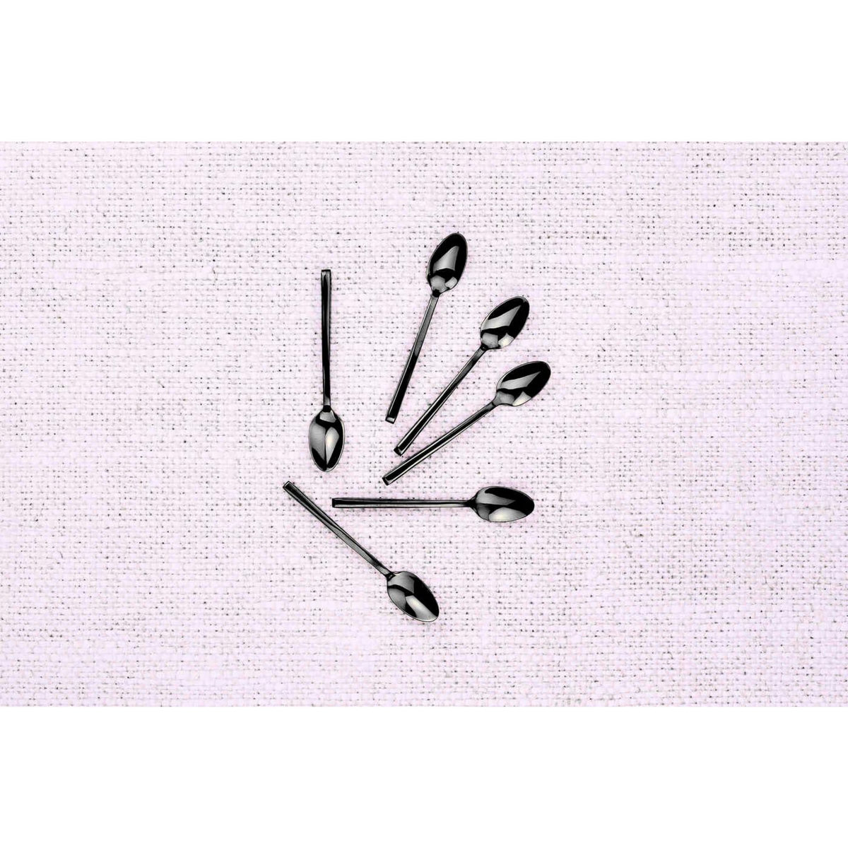 BJORN Coffret 6 petites cuillères OLAF - Black