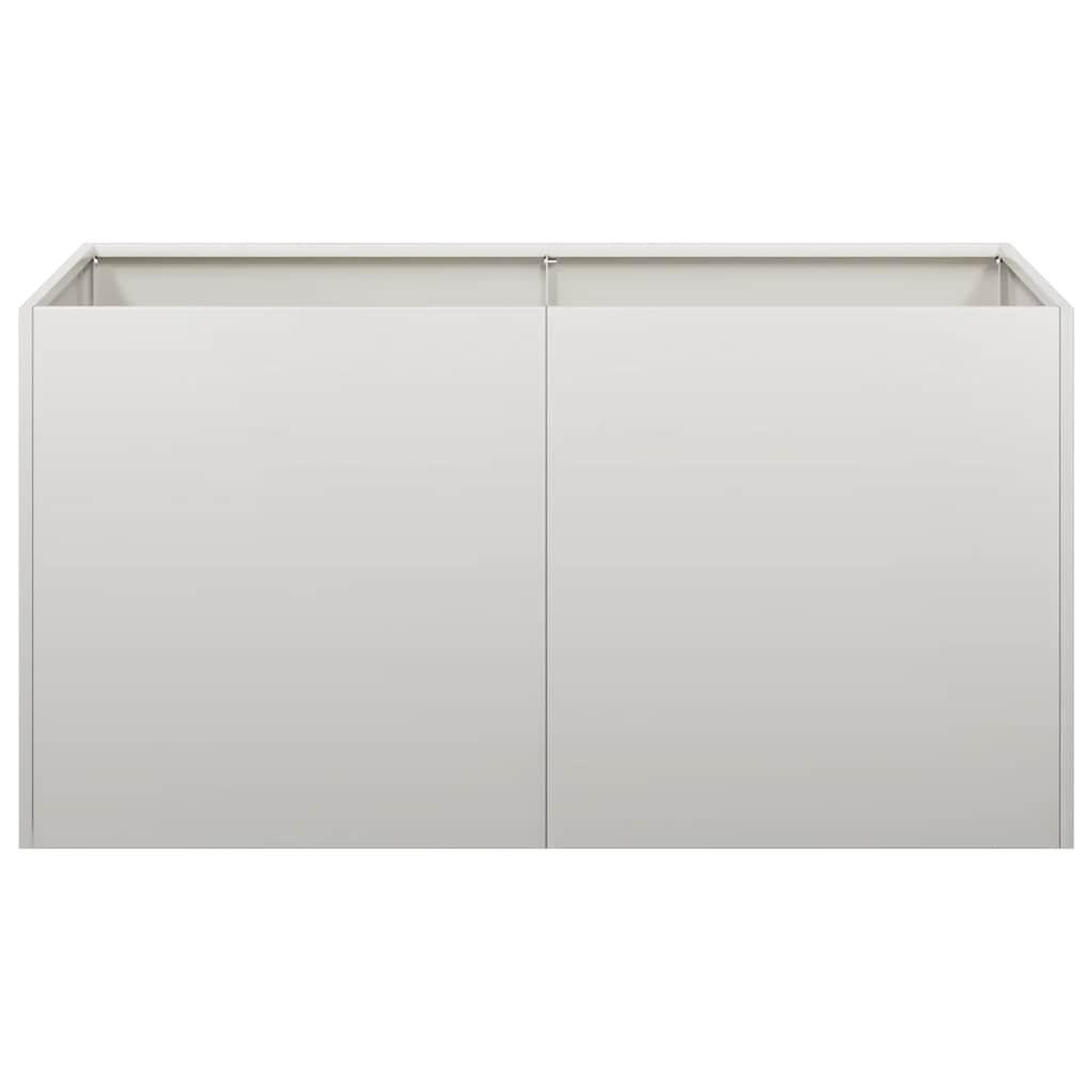 Voir la diapositive 4 : VIDAXL Jardiniere 80x40x40 cm acier inoxydable