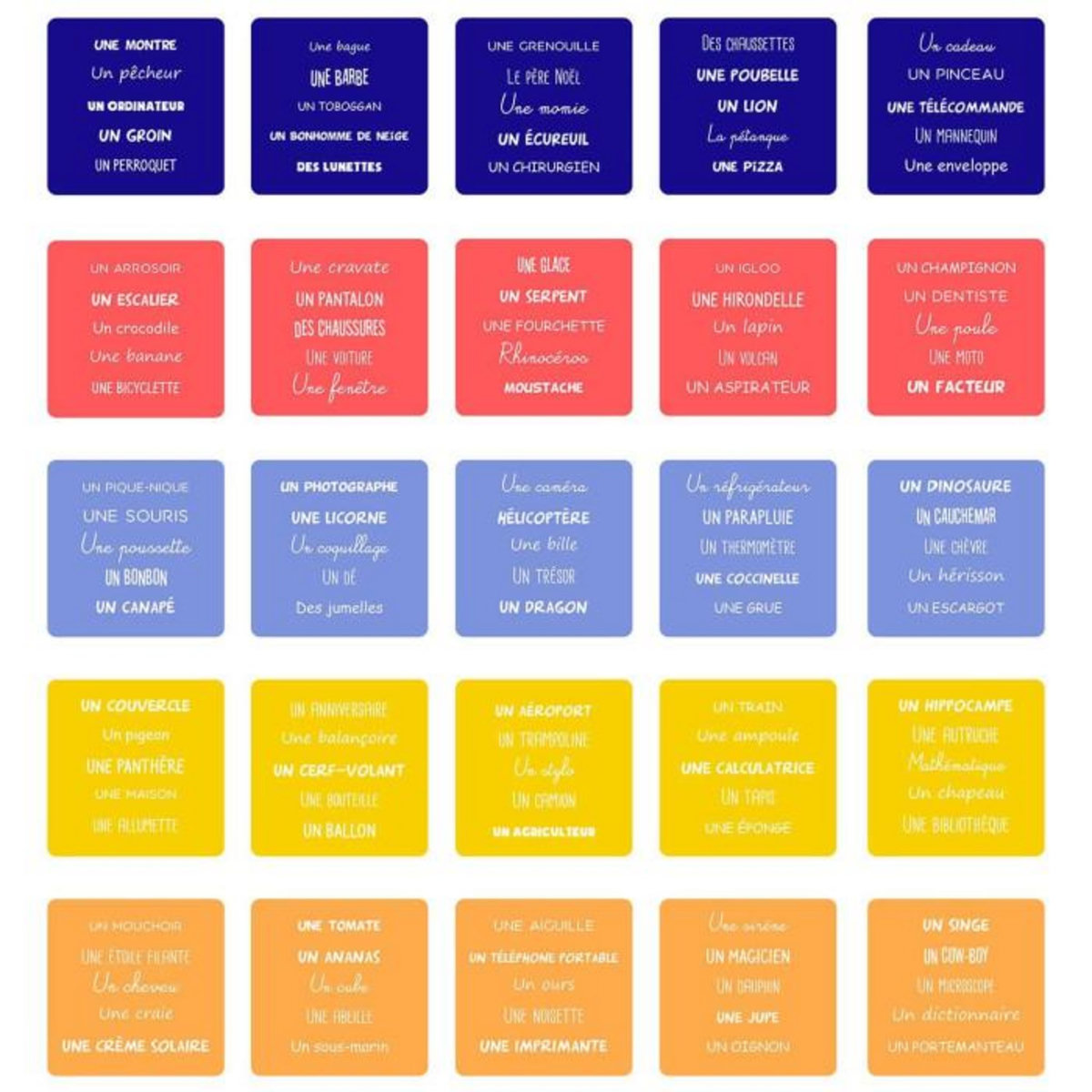 Paris Prix Jeu de Cartes  Écarteur de Bouche  8cm Multicolore