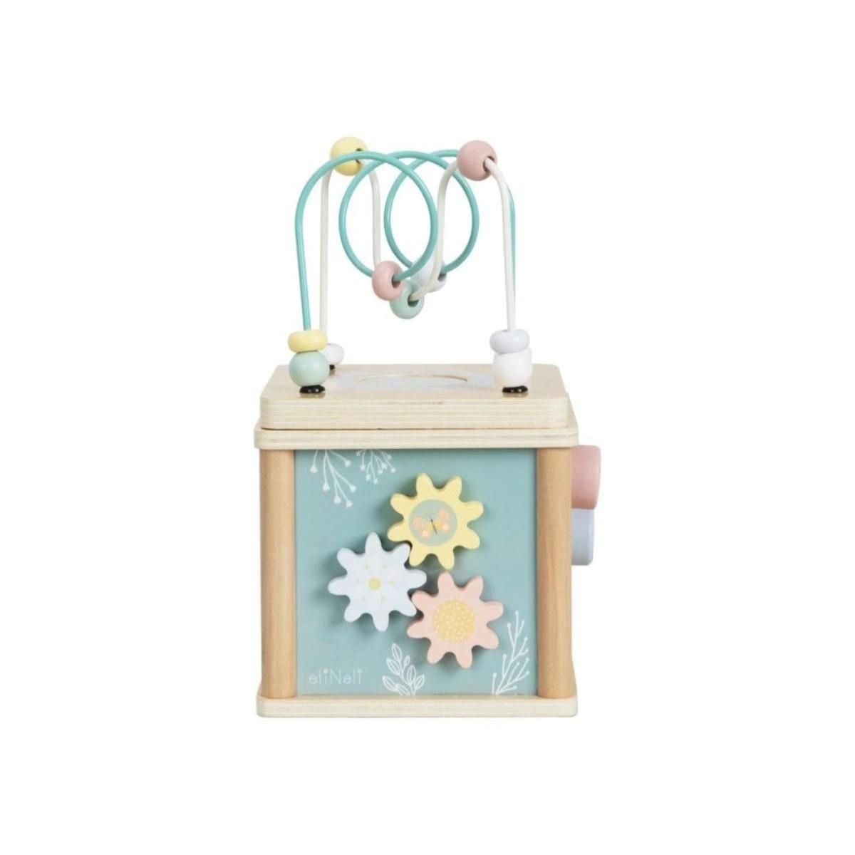 ELINELI Cube d'activités pastel Animaux