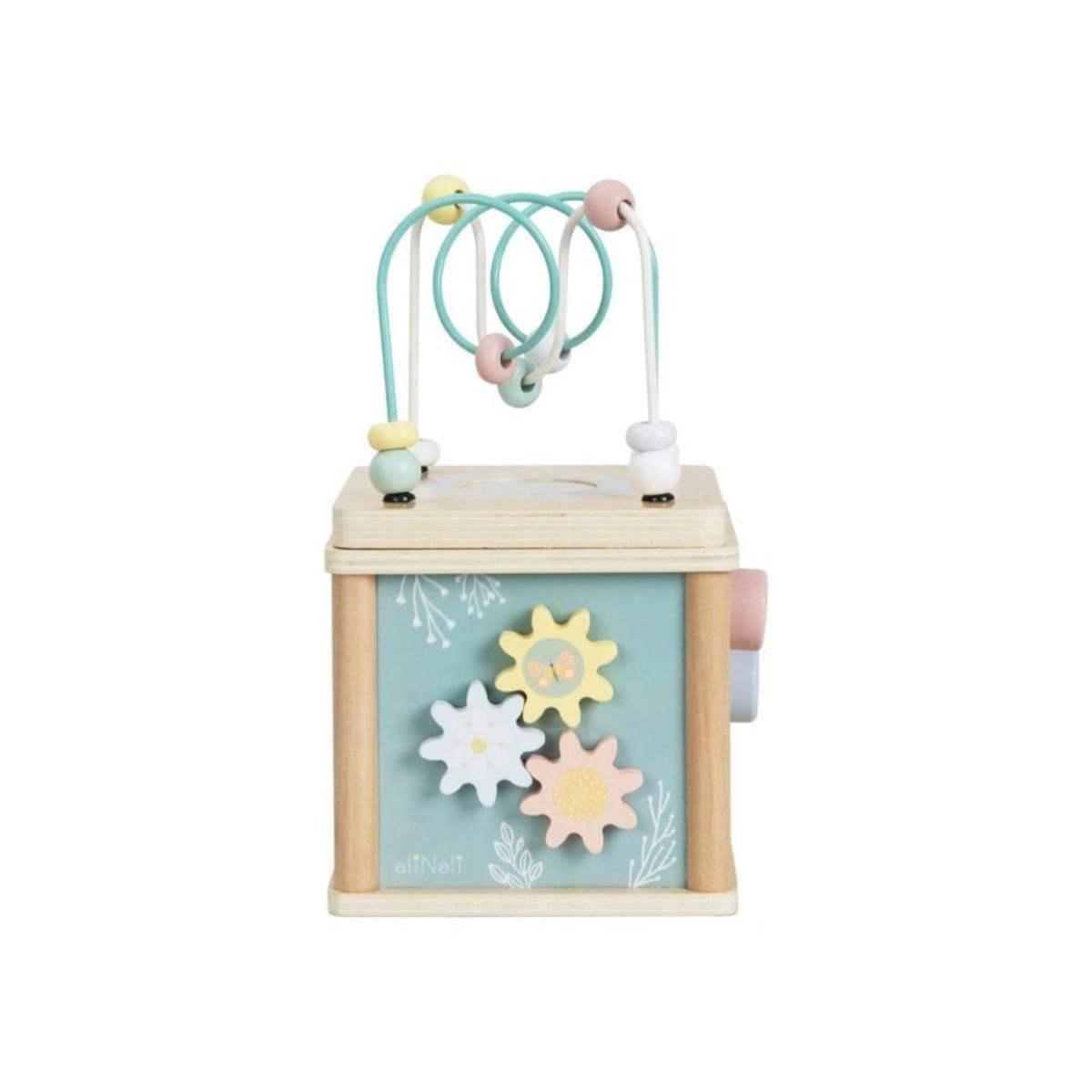 ELINELI Cube d'activités pastel Animaux