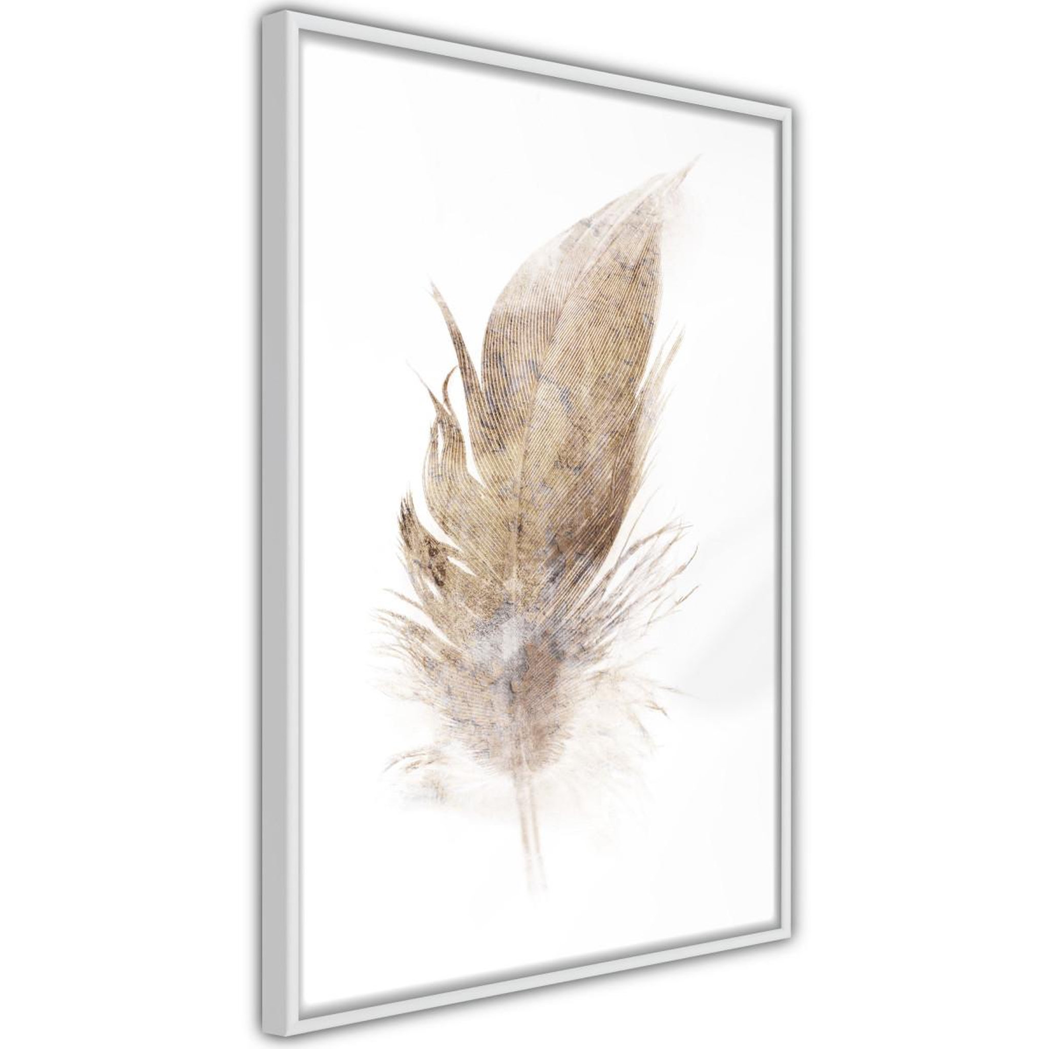 Paris Prix Affiche Murale Encadrée  Lost Feather Beige