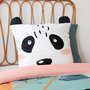 Voir la diapositive 3 : Home collection Parure housse de couette 100% microfibre 140x200 cm, panda