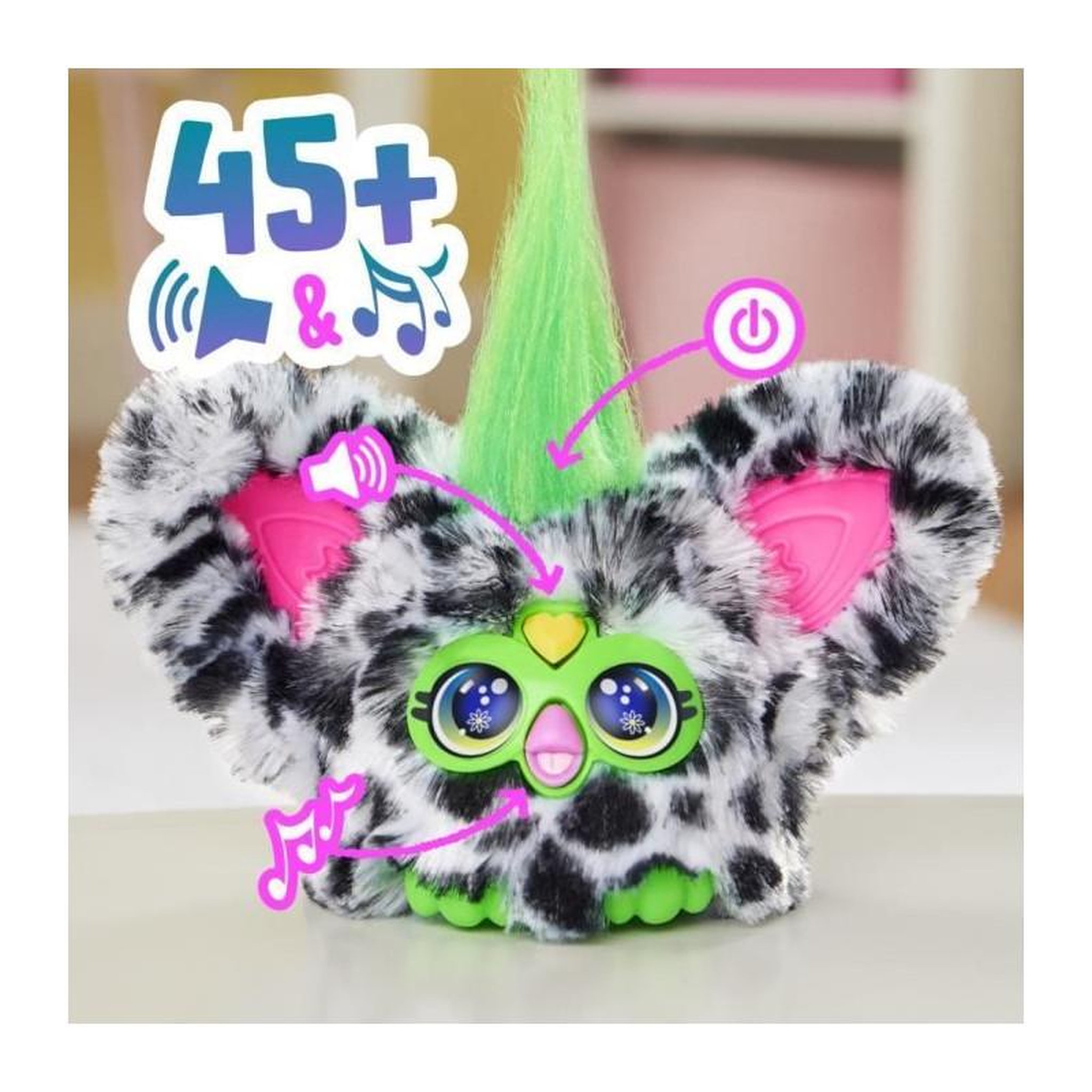 Voir la diapositive 3 : HASBRO Furby Furblets Moo-Boo, Mini peluche électronique pour filles et garçons, plus de 45 sons, a partir de 6 ans, série 4, Hasbro