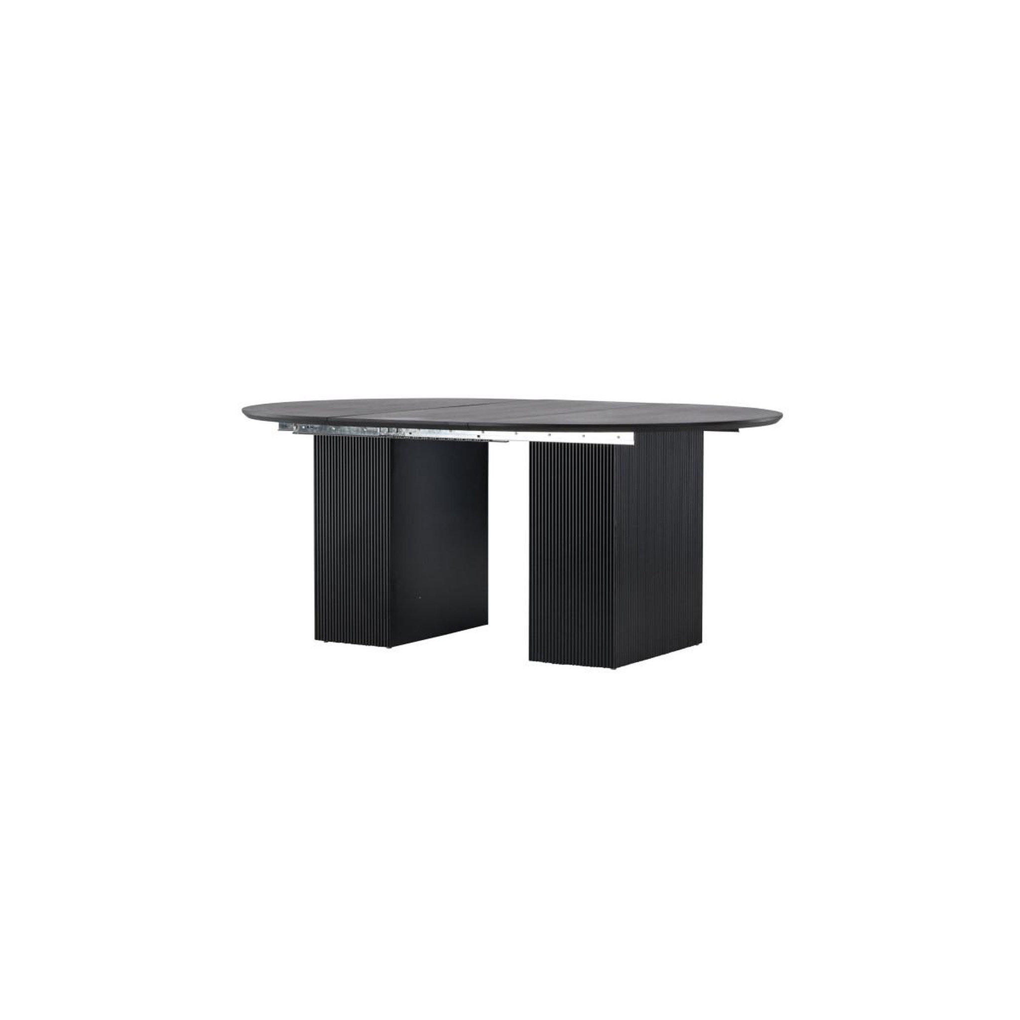 Voir la diapositive 6 : Paris Prix Table à manger extensible  mathilda  130-180cm noir