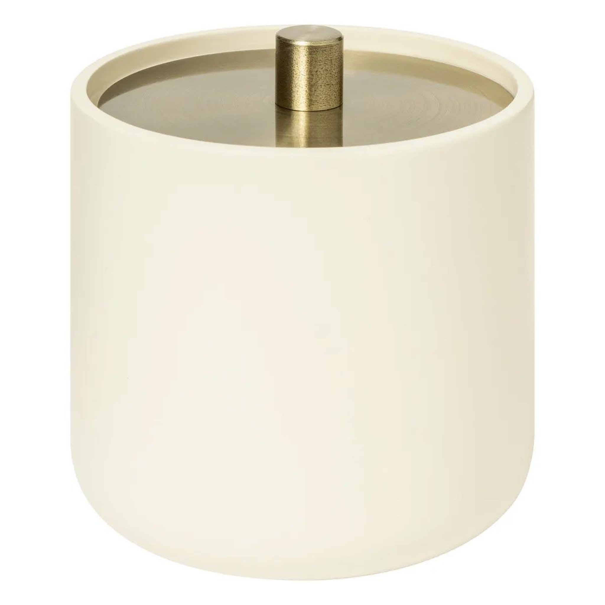 FIVE Pot à coton  duo  11cm ivoire