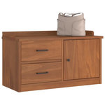 VIDAXL Banc de couloir SANDNES 87x40x50 cm bois de pin massif