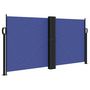 Voir la diapositive 2 : VIDAXL Auvent lateral retractable bleu 120x1200 cm