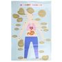 Voir la diapositive 1 : Paris Prix Poster à Gratter pour Enfant  Corps Humain  60cm Bleu