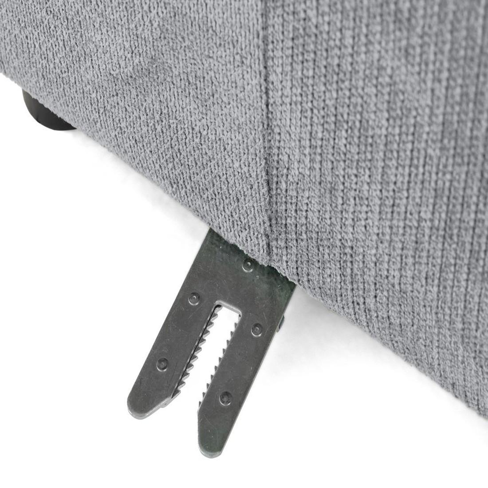 Voir la diapositive 3 : BEST MOBILIER Debbie - module d'assise droit en tissu texturé