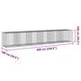 Voir la diapositive 6 : VIDAXL Panier gabion avec couvercle 600x100x100 cm fer galvanise
