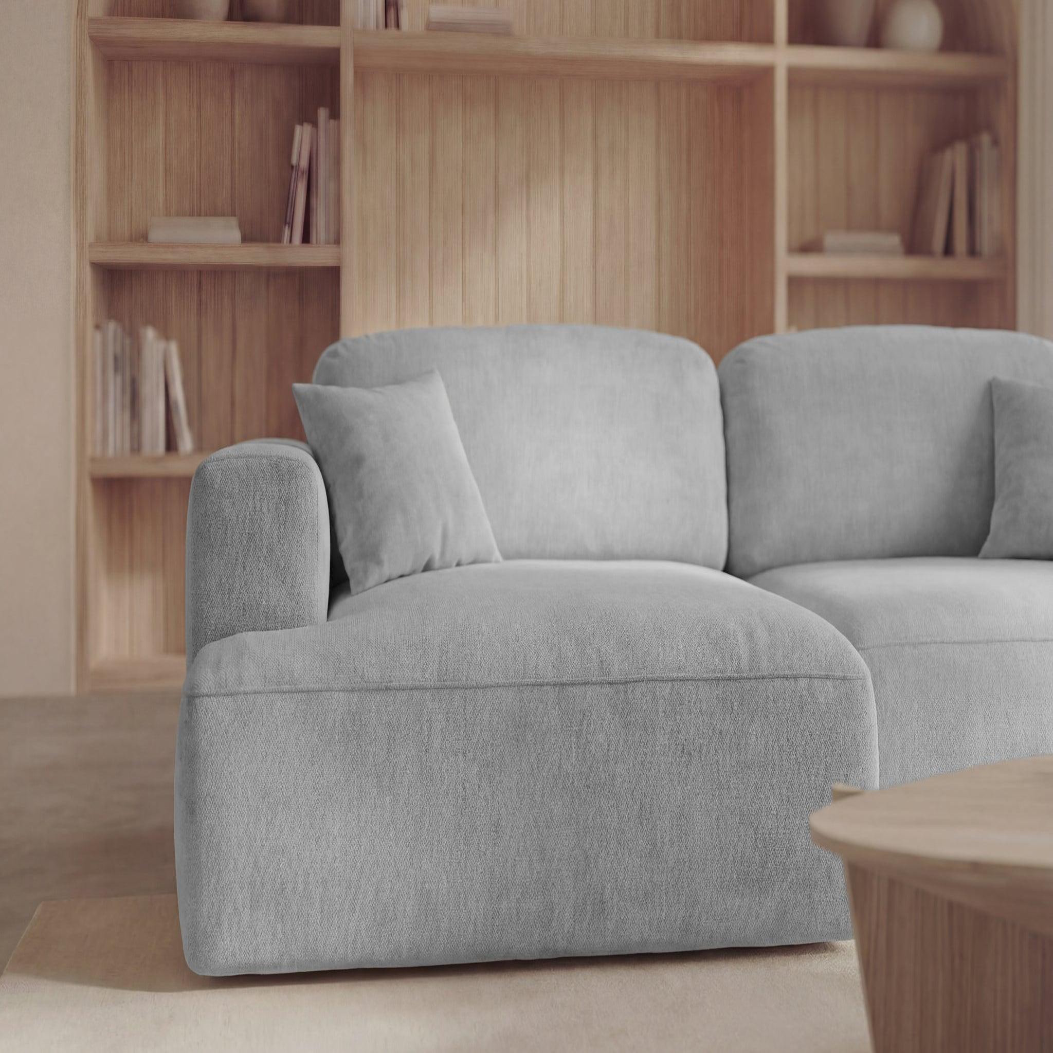 Voir la diapositive 4 : CASANOVA PARIS Chiara - canapé d'angle tissu velours